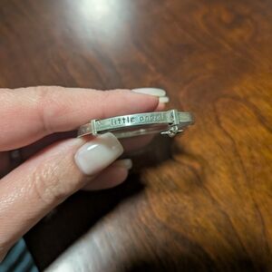 Baby Sterling Silver 'Little Angel' Christening Bracelet